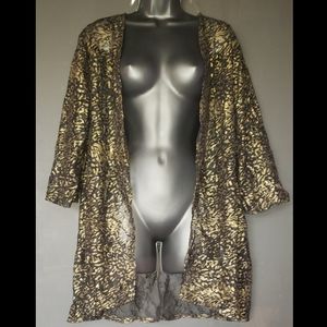 Gold Sheer Cover Up